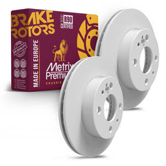 Metrix Premium Chassis Parts 2 PC Front Disc Brake Rotor Kit 91812MT OEM fit auto parts