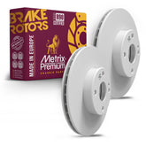 Metrix Premium Chassis Parts Front Disc Brake Rotor Kit 92001MT OEM fit auto parts