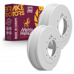 Metrix Premium Chassis Parts 2 PC Rear Brake Drum Set 92037MT OEM fit auto parts