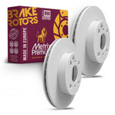 Metrix Premium Chassis Parts Front Disc Brake Rotor Kit 92182MT OEM fit auto parts