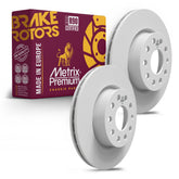 Metrix Premium Front Disc Brake Rotor Kit 92204MT OEM fit auto parts