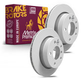 Metrix Premium Rear Disc Brake Rotor Kit 92221MT OEM fit auto parts