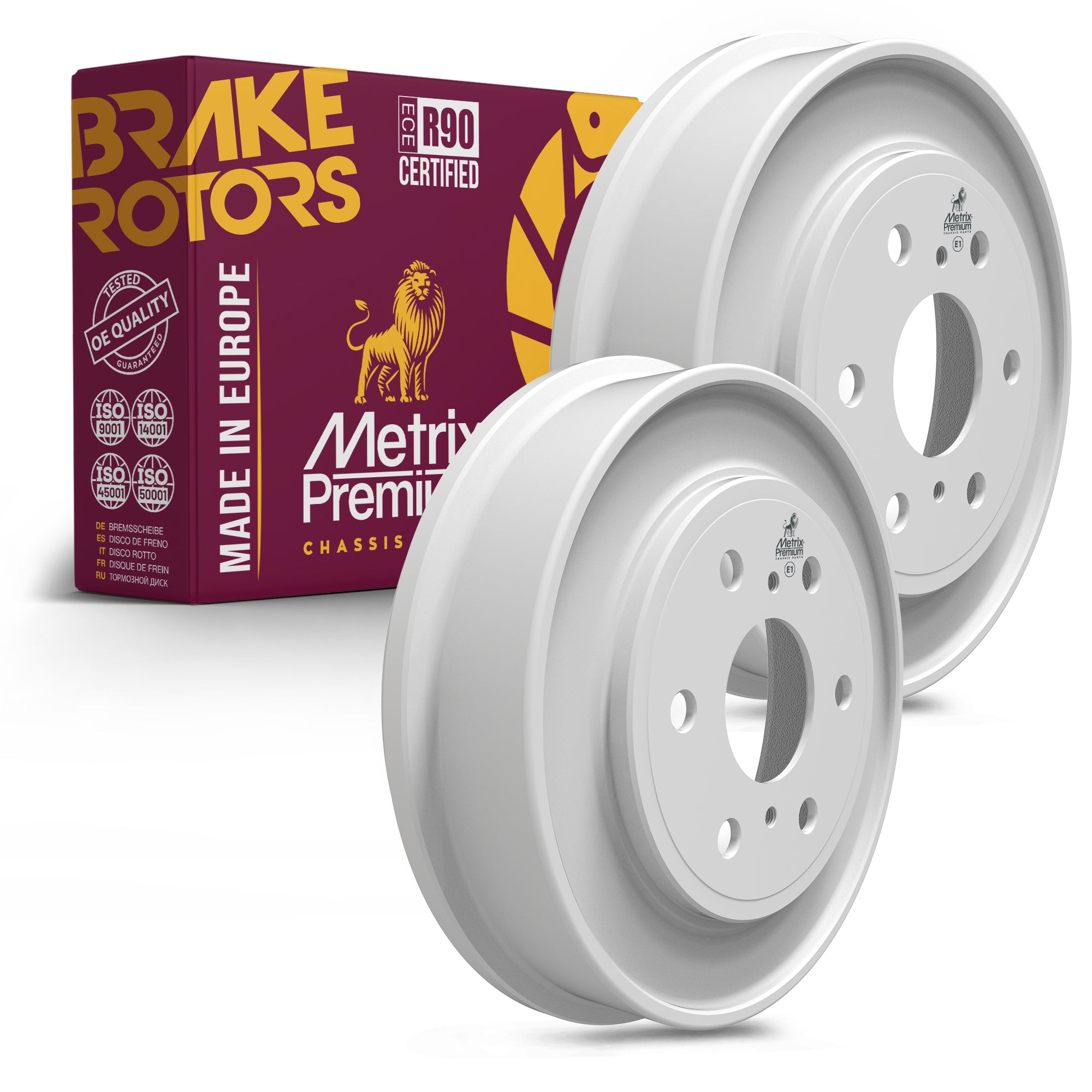 Metrix Premium Rear Brake Drum Kit 92235MT OEM fit auto parts