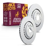 Metrix Premium Front Disc Brake Rotor Kit 92245MT OEM fit auto parts
