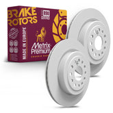 Metrix Premium Rear Disc Brake Rotor Kit 92254MT OEM fit auto parts