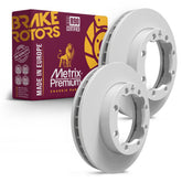 Metrix Premium Chassis Parts 2 PC Front Disc Brake Rotor Kit 92261MT OEM fit auto parts