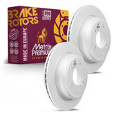 Metrix Premium Rear Disc Brake Rotor Kit 92295MT OEM fit auto parts