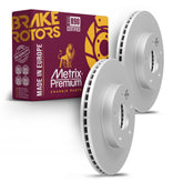 Metrix Premium Front Disc Brake Rotor Kit 92314MT OEM fit auto parts