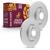 Metrix Premium Front Disc Brake Rotor Kit 92332MT OEM fit auto parts