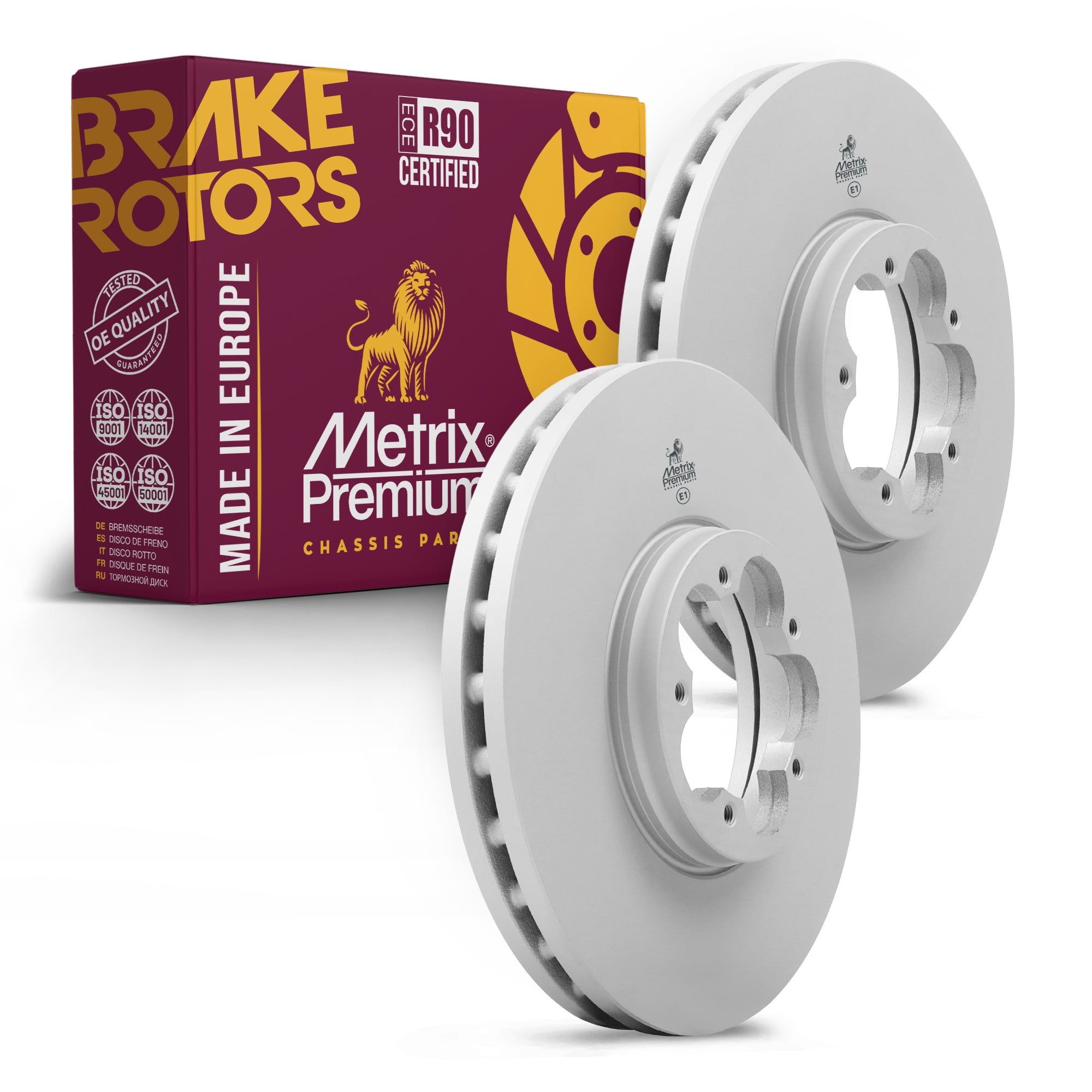 Metrix Premium Front Disc Brake Rotor Kit 92333MT OEM fit auto parts