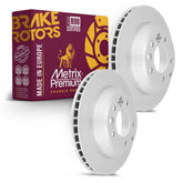 Metrix Premium Rear Disc Brake Rotor Kit 92337MT OEM fit auto parts