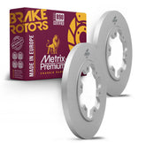 Metrix Premium Rear Disc Brake Rotor Kit 92389MT OEM fit auto parts