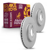 Metrix Premium Front Disc Brake Rotor Kit 92414MT OEM fit auto parts