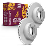 Metrix Premium Front Disc Brake Rotor Kit 92418MT OEM fit auto parts