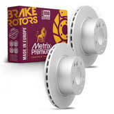 Metrix Premium Rear Disc Brake Rotor Kit 92425MT OEM fit auto parts