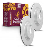 Metrix Premium Rear Disc Brake Rotor Kit 92458MT OEM fit auto parts
