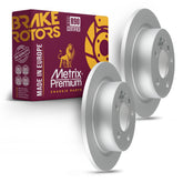 Metrix Premium Rear Disc Brake Rotor Kit 92511MT OEM fit auto parts