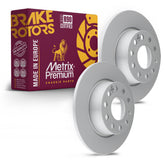 Metrix Premium Rear Disc Brake Rotor Kit 92530MT OEM fit auto parts