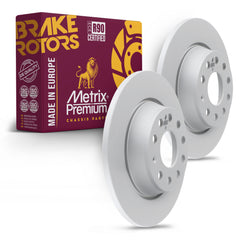 Metrix Premium Rear Disc Brake Rotor Kit 92565MT OEM fit auto parts
