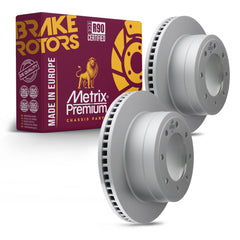 Metrix Premium Rear Disc Brake Rotor Kit 92574MT OEM fit auto parts