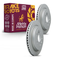 Metrix Premium Rear Disc Brake Rotor Kit 92579MT OEM fit auto parts