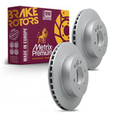 Metrix Premium Front Disc Brake Rotor Kit 92595MT OEM fit auto parts
