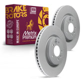Metrix Premium Front Disc Brake Rotor Kit 92596MT OEM fit auto parts