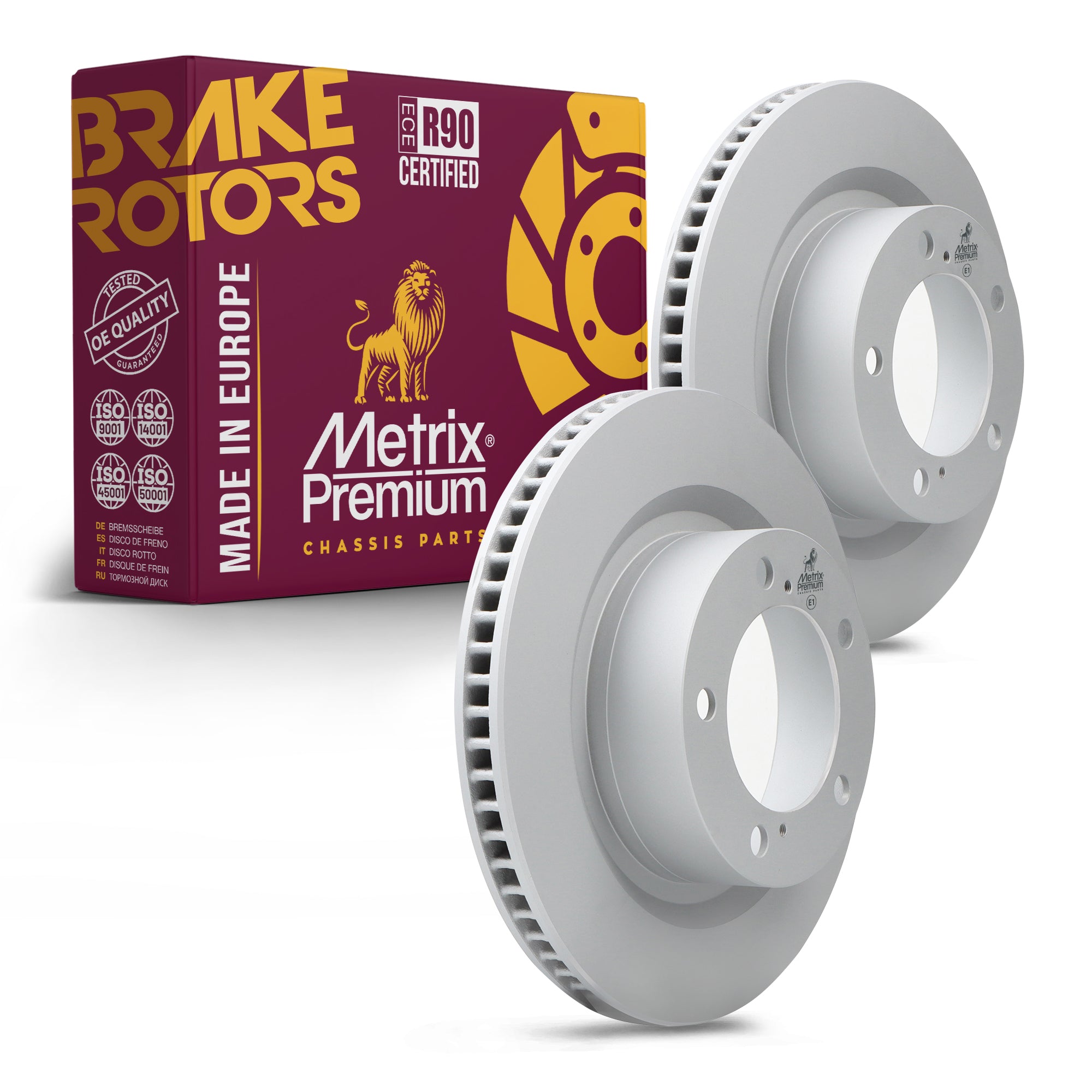 Metrix Premium Front Disc Brake Rotor Kit 92603MT OEM fit auto parts