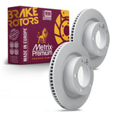 Metrix Premium Front Disc Brake Rotor Kit 92603MT OEM fit auto parts