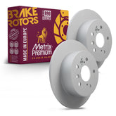 Metrix Premium Rear Disc Brake Rotor Kit 92608MT OEM fit auto parts