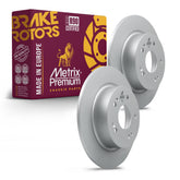 Metrix Premium Rear Disc Brake Rotor Kit 92655MT OEM fit auto parts