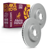 Metrix Premium Front Disc Brake Rotor Kit 92671MT OEM fit auto parts