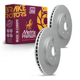 Metrix Premium Front Disc Brake Rotor Kit 92682MT OEM fit auto parts