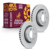 Metrix Premium Front Disc Brake Rotor Kit 92693MT OEM fit auto parts