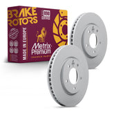 Metrix Premium Front Disc Brake Rotor Kit 92709MT OEM fit auto parts