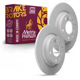 Metrix Premium Rear Disc Brake Rotor Kit 92732MT OEM fit auto parts