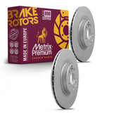Metrix Premium Rear Disc Brake Rotor Kit 92742MT OEM fit auto parts