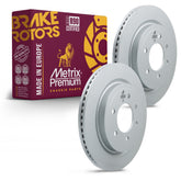 Metrix Premium Rear Disc Brake Rotor Kit 92744MT OEM fit auto parts