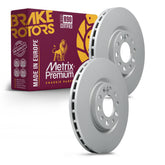 Metrix Premium Front Disc Brake Rotor Kit 92746MT OEM fit auto parts