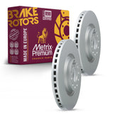 Metrix Premium Front Disc Brake Rotor Kit 92752MT OEM fit auto parts