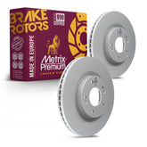 Metrix Premium Front Disc Brake Rotor Kit 92755MT OEM fit auto parts