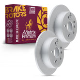 Metrix Premium Rear Disc Brake Rotor Kit 92757MT OEM fit auto parts