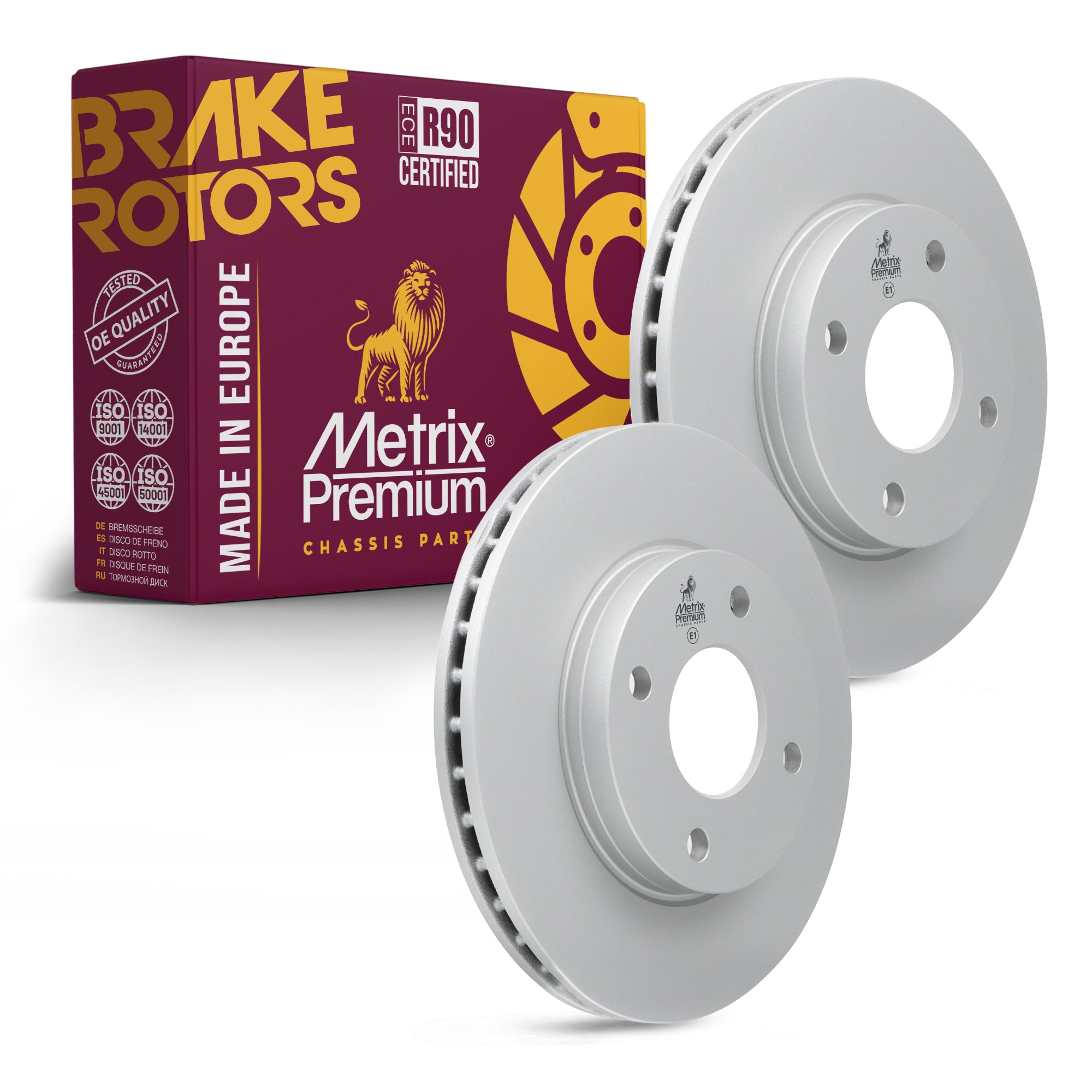 Metrix Premium Front Disc Brake Rotor Kit 92759MT OEM fit auto parts