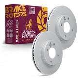 Metrix Premium Front Disc Brake Rotor Kit 92759MT OEM fit auto parts
