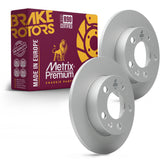 Metrix Premium Rear Disc Brake Rotor Kit 92761MT OEM fit auto parts