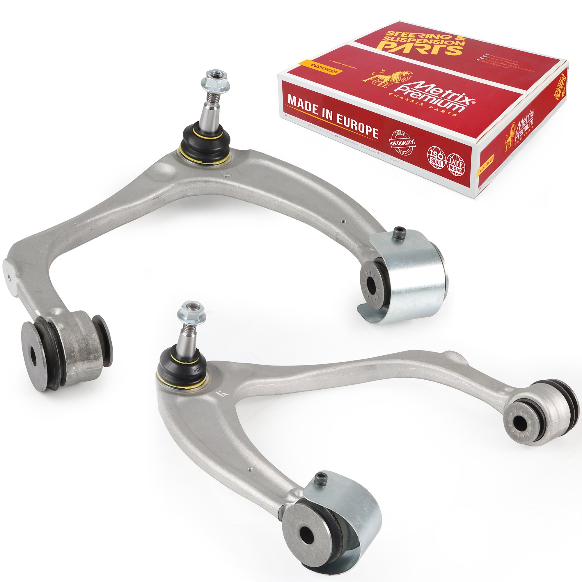 Metrix Premium Chassis Parts Front Left & Right Upper Control Arm and Ball Joint Assembly Kit 92841MT OEM fit auto parts