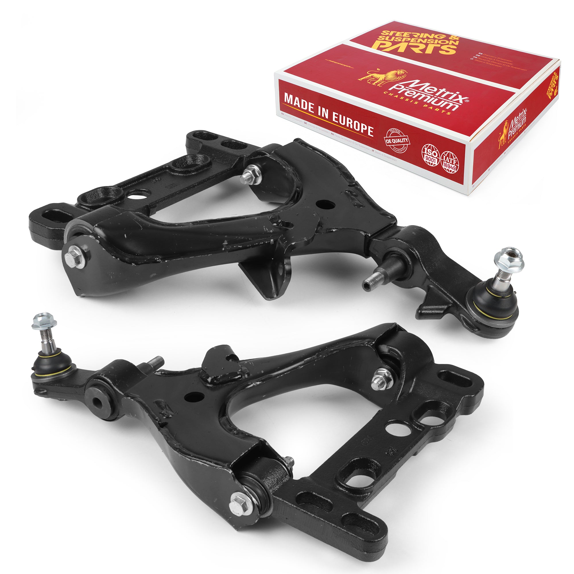 Metrix Premium Chassis Parts Front Left & Right Lower Control Arm and Ball Joint Assembly Kit 92936MT OEM fit auto parts