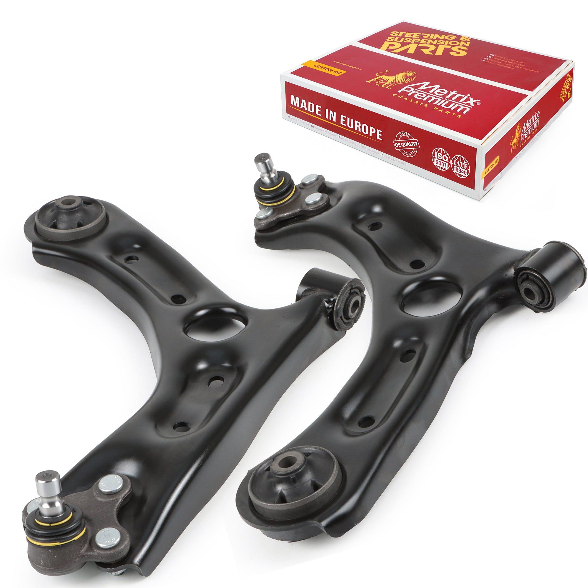 Metrix Premium Chassis Parts Front Left & Right Lower Control Arm and Ball Joint Assembly Kit 95027MT OEM fit auto parts