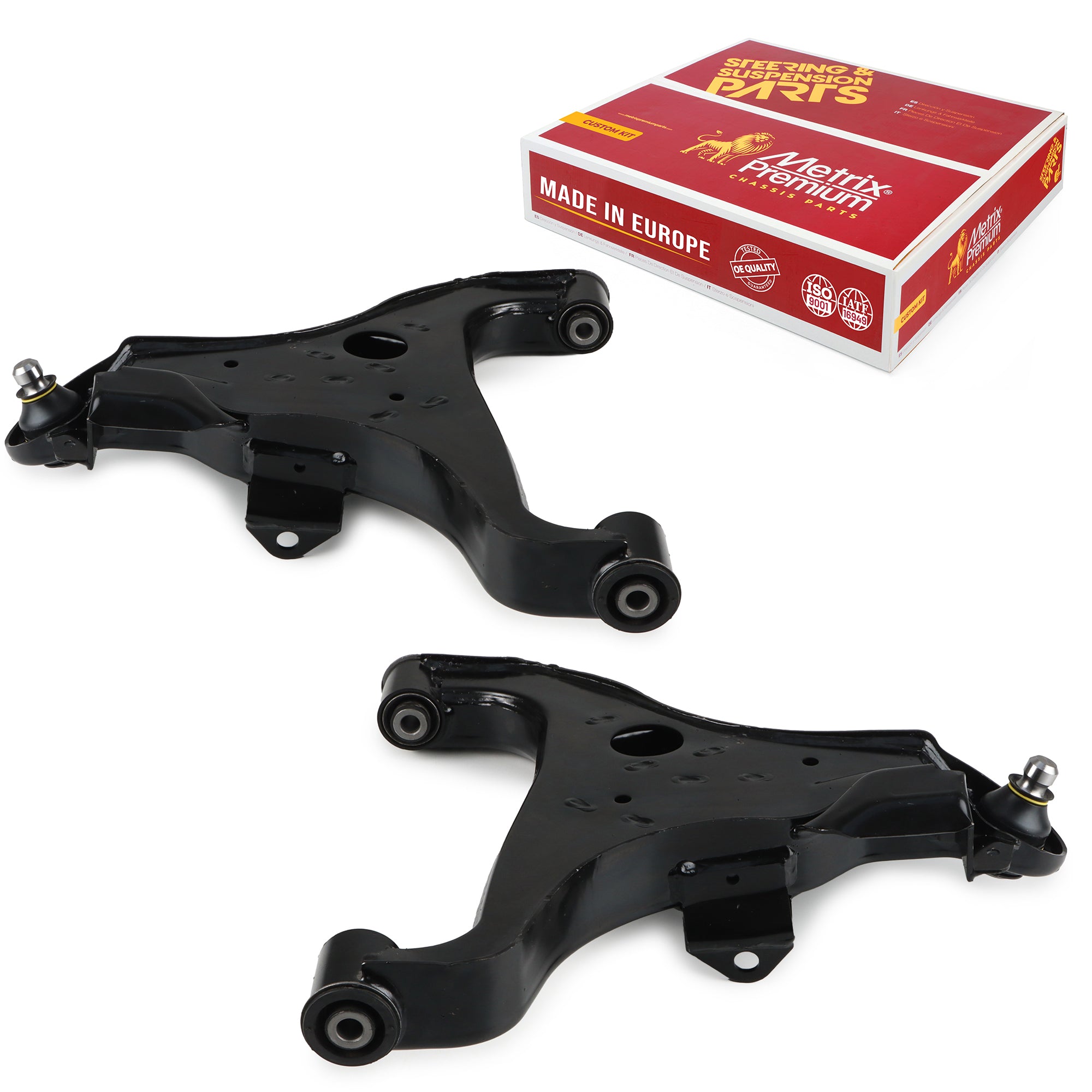 Metrix Premium Chassis Parts Front Left & Right Lower Control Arm and Ball Joint Assembly Kit 95167MT OEM fit auto parts