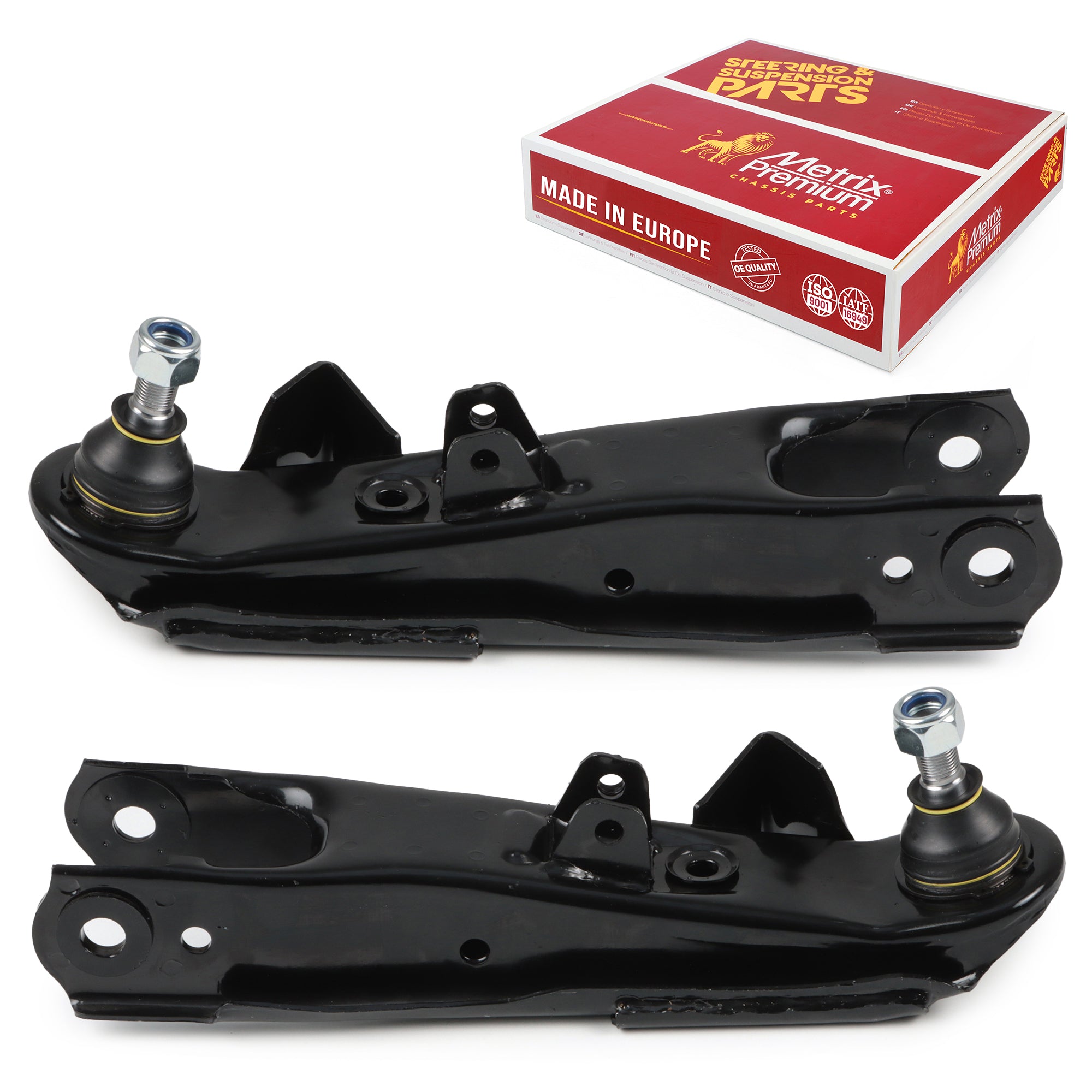 Metrix Premium Chassis Parts Front Left & Right Lower Control Arm Kit 95421MT for NISSAN